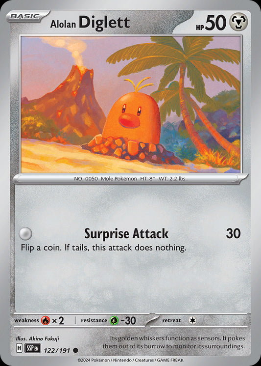 Alolan Diglett - Surging Sparks