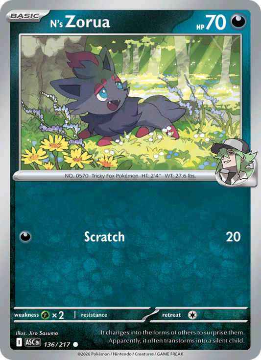 N's Zorua - Ascended Heroes