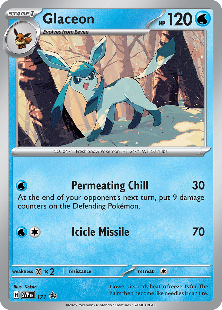 Glaceon - Scarlet & Violet Black Star Promos