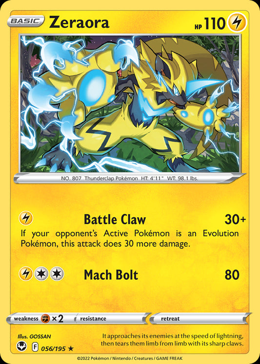 Zeraora - Silver Tempest