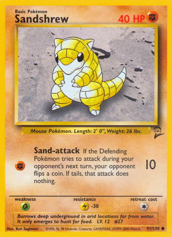 Sandshrew - Base Set 2