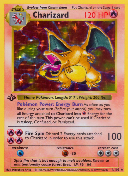 004/102 - Charizard - Base Set (Normal Holo)