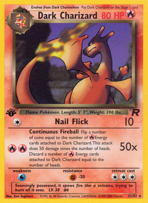 Dark Charizard - Team Rocket