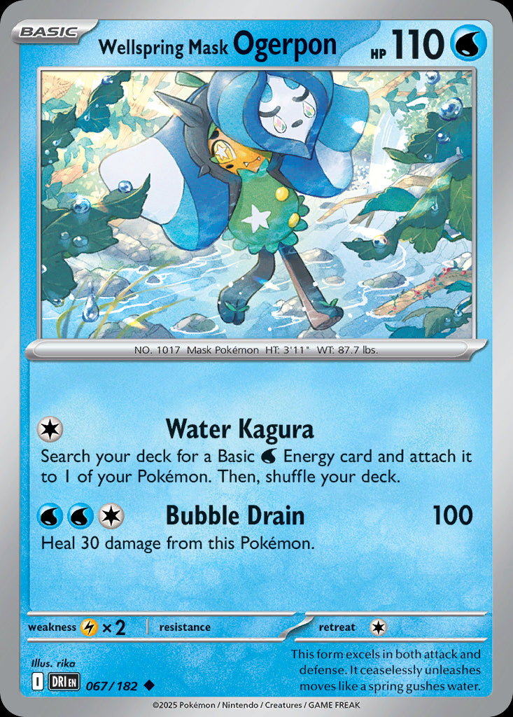 Wellspring Mask Ogerpon - Destined Rivals
