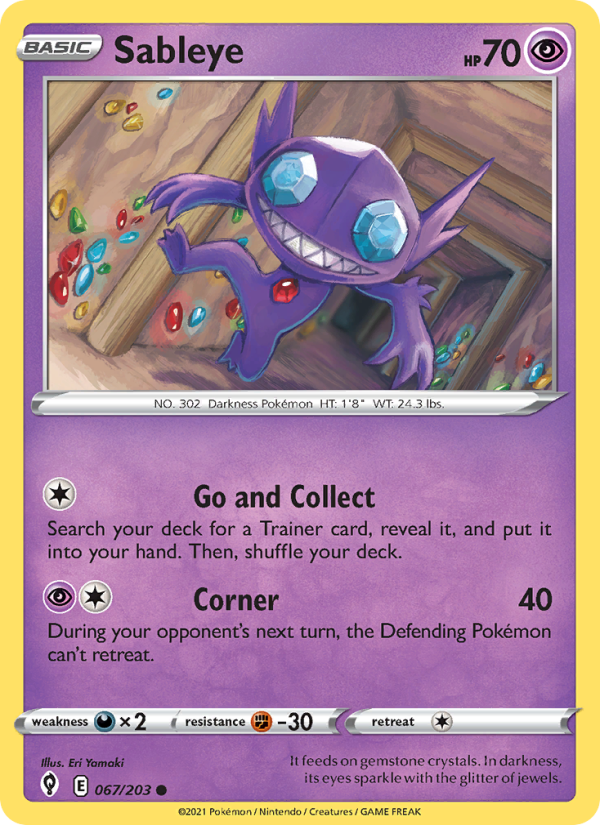 Sableye - Evolving Skies