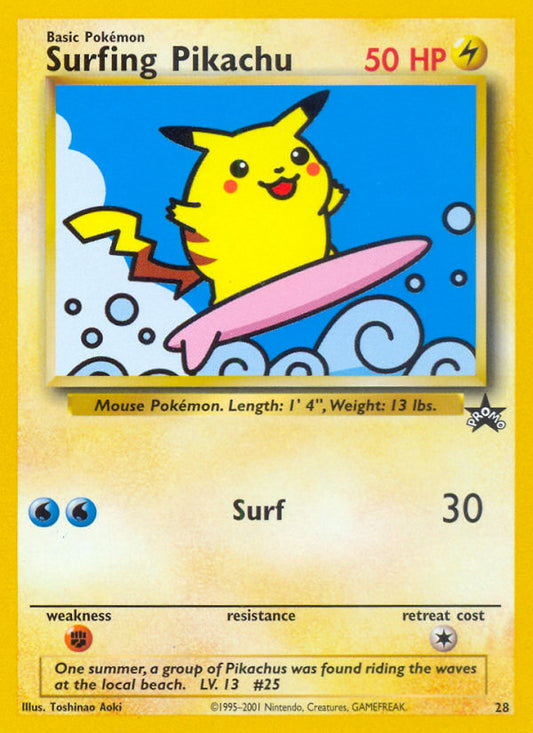 Surfing Pikachu - Wizards Black Star Promos