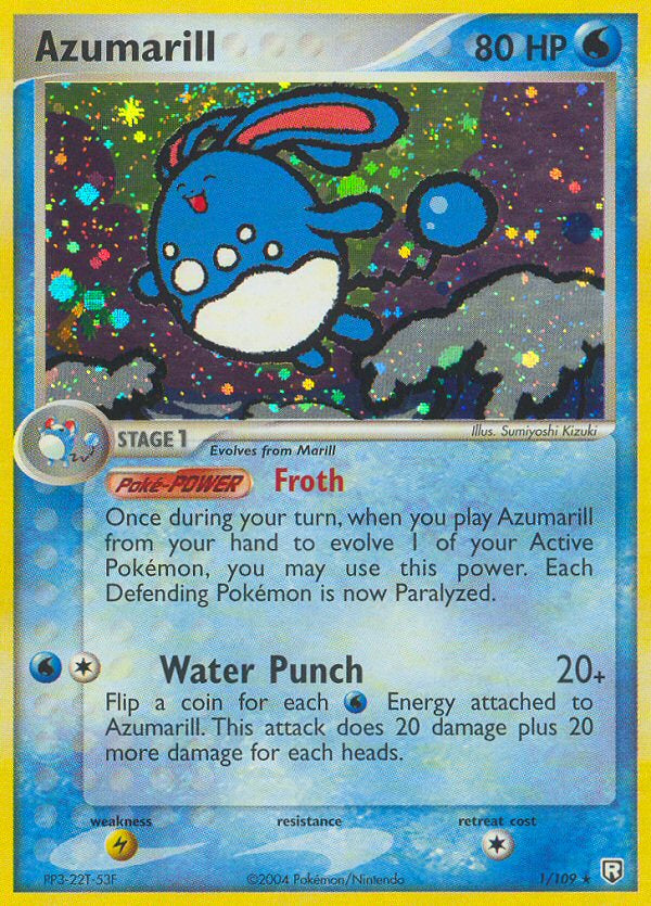 Azumarill - EX Team Rocket Returns