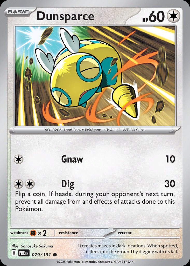Dunsparce - Prismatic Evolutions