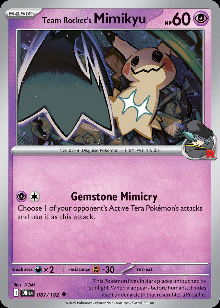 Team Rocket's Mimikyu - Destined Rivals