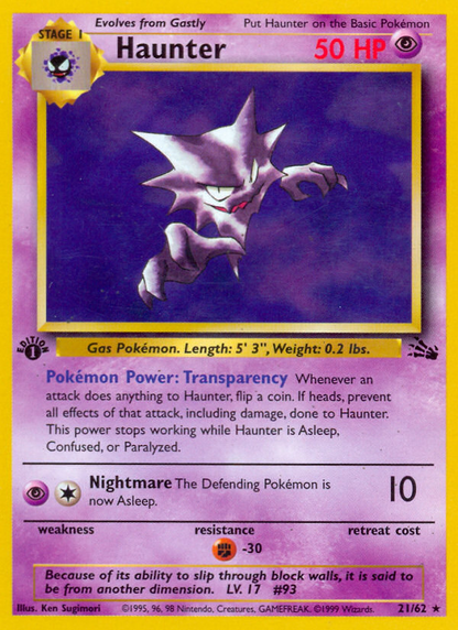 Haunter - Fossil