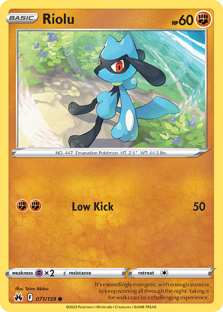 Riolu - Crown Zenith