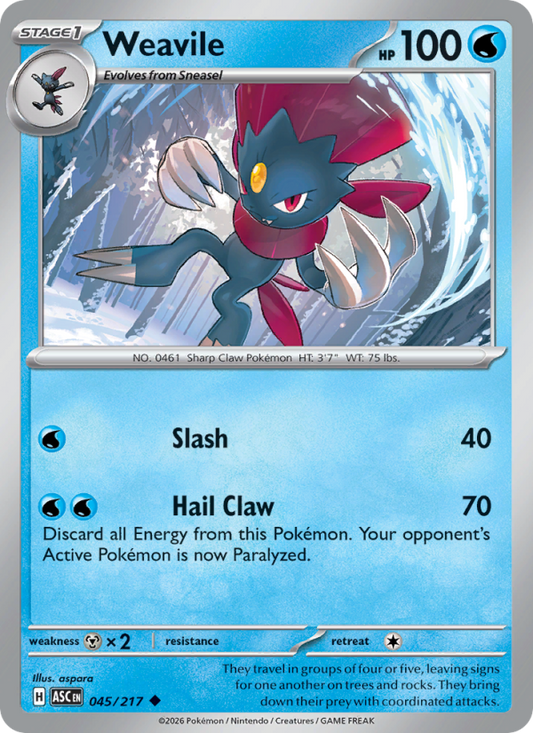 Weavile - Ascended Heroes