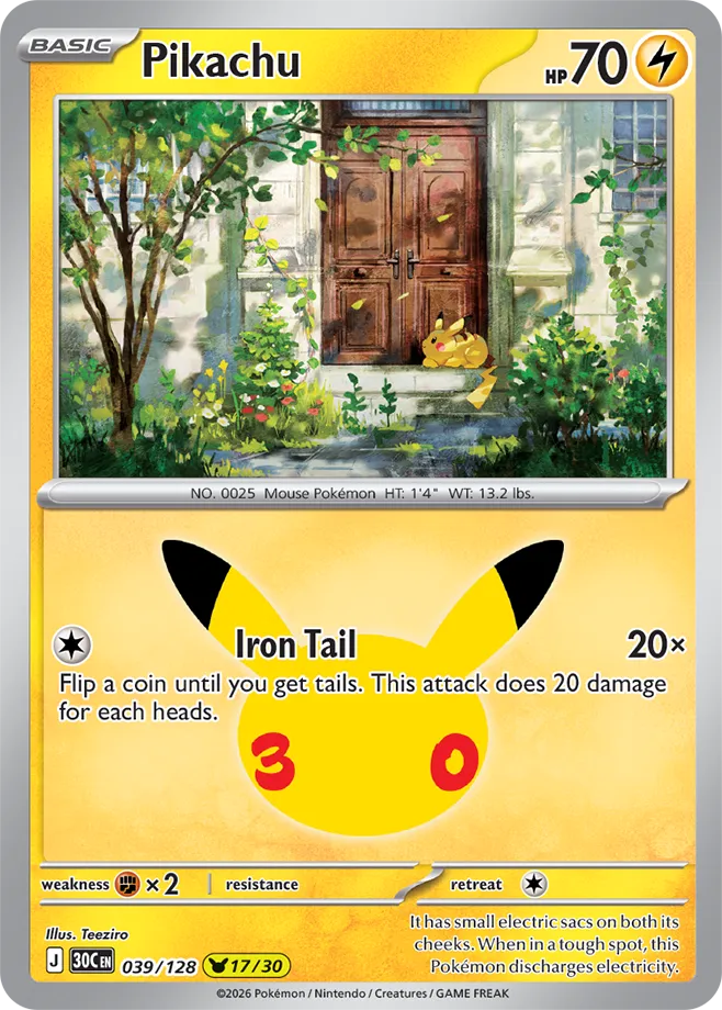 Pikachu - 30th Celebration