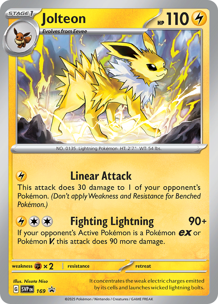 Jolteon - Scarlet & Violet Black Star Promos