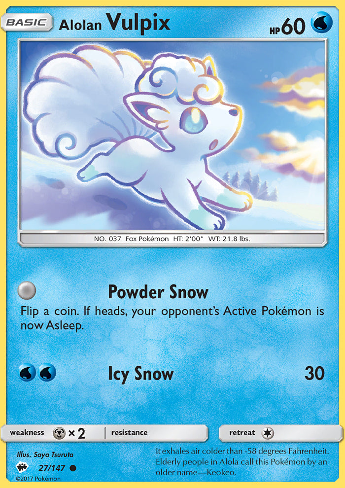 Alolan Vulpix - Burning Shadows