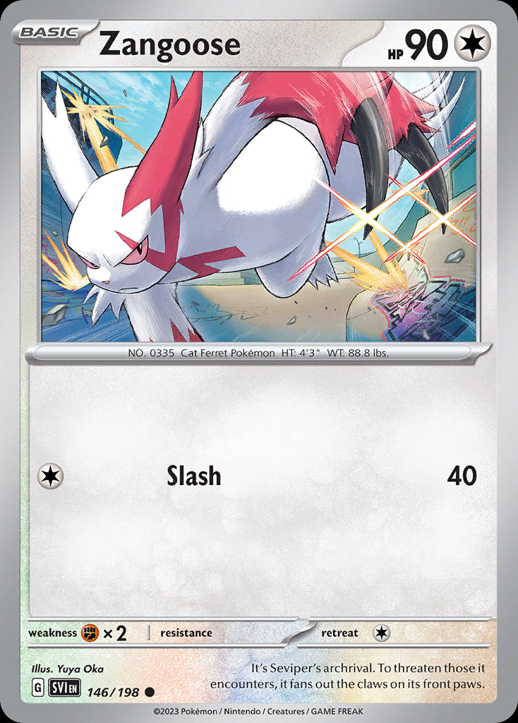 Zangoose - Scarlet & Violet
