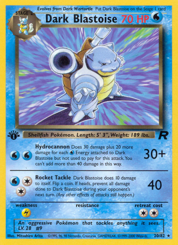 Dark Blastoise - Team Rocket