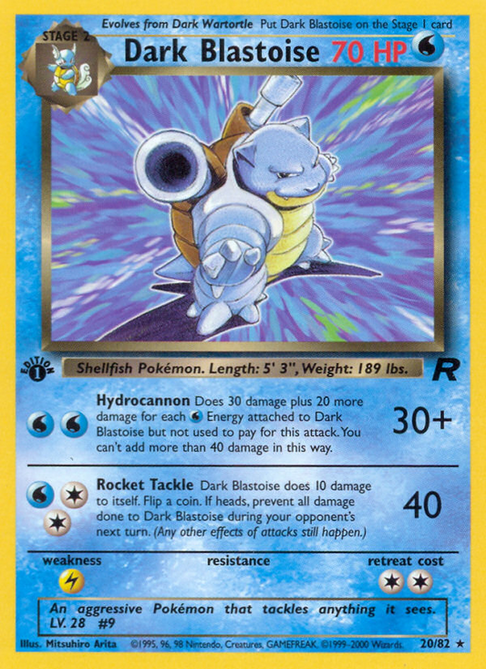 Dark Blastoise - Team Rocket