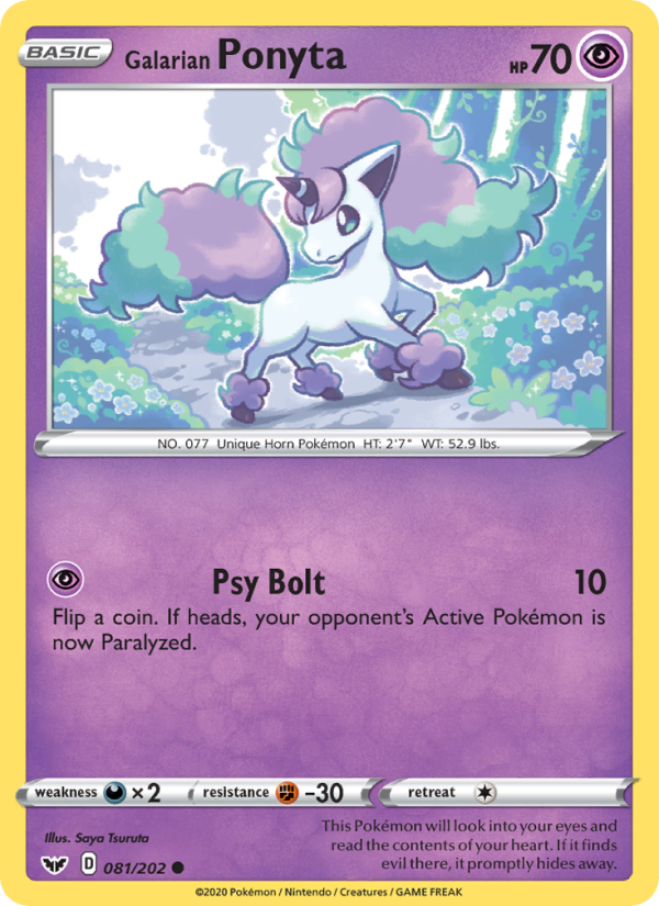 Galarian Ponyta - Sword & Shield