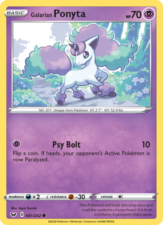 Galarian Ponyta - Sword & Shield