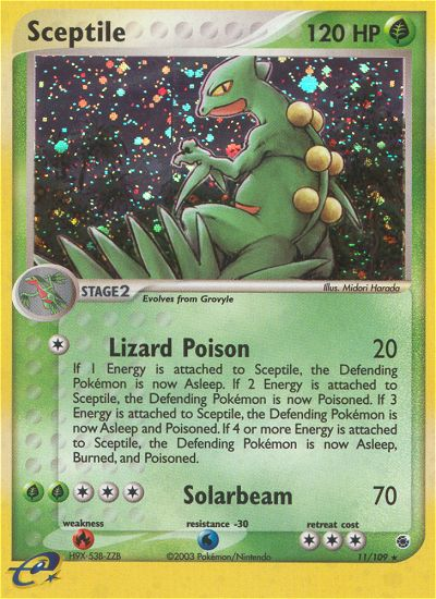 Sceptile - EX Ruby & Sapphire
