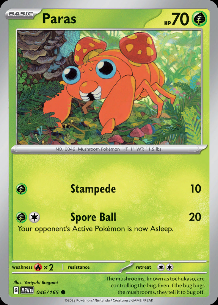 Paras - Scarlet & Violet 151