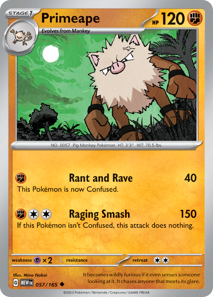 Primeape - Scarlet & Violet 151