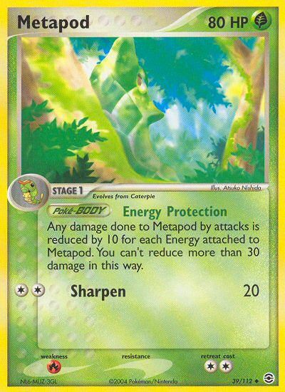 Metapod - EX FireRed & LeafGreen