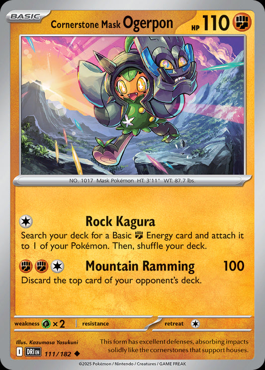 Cornerstone Mask Ogerpon - Destined Rivals