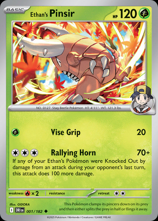 Ethan's Pinsir - Destined Rivals