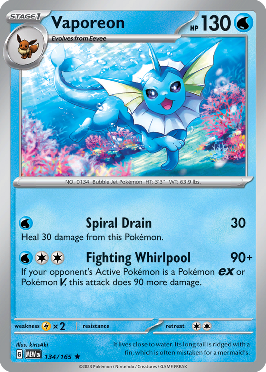 Vaporeon - Scarlet & Violet 151