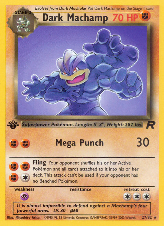Dark Machamp - Team Rocket