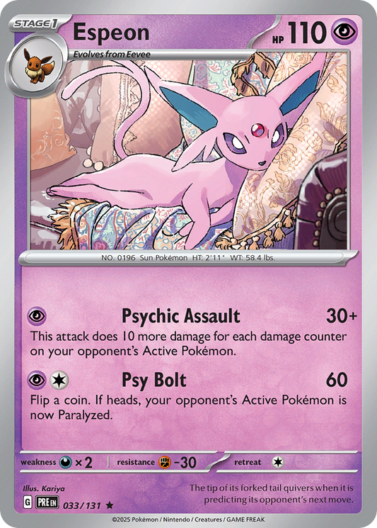 Espeon - Prismatic Evolutions