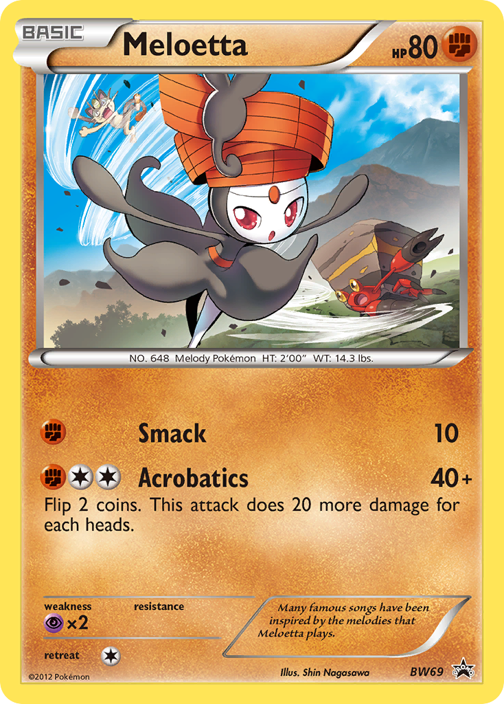Meloetta - BW Black Star Promos