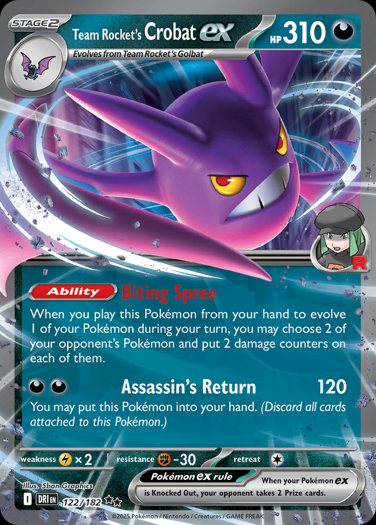 Team Rocket's Crobat ex - Destined Rivals
