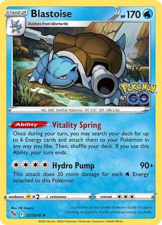Blastoise - Pokémon GO