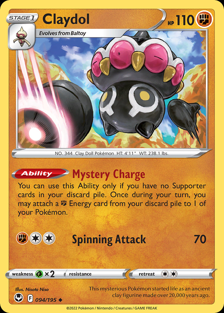 Claydol - Silver Tempest