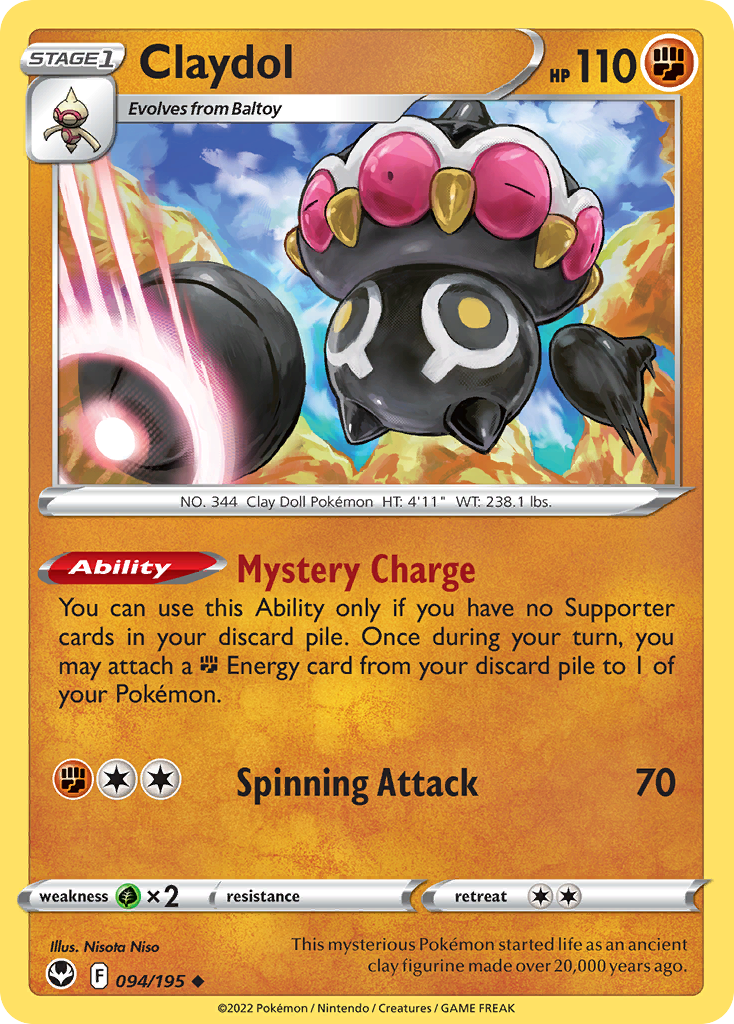 Claydol - Silver Tempest