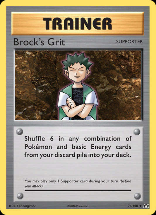 Brock's Grit - Evolutions