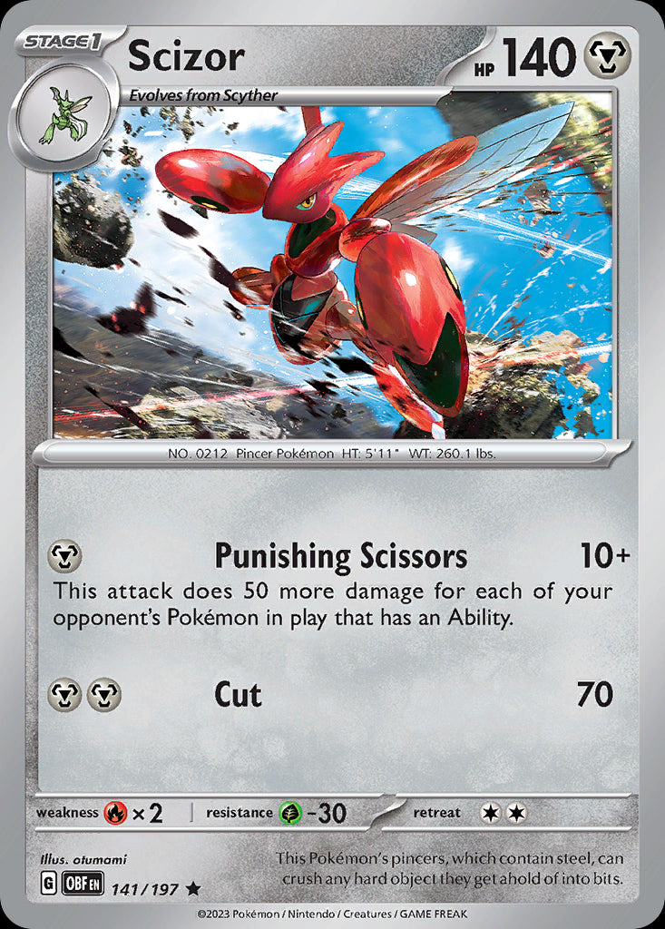 Scizor - Obsidian Flames