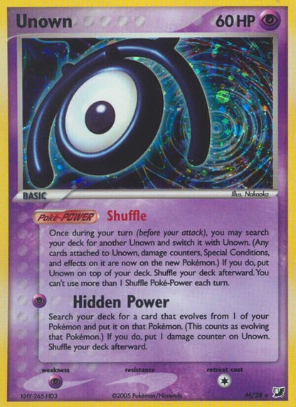 Unown (M) - EX Unseen Forces